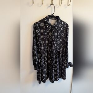 Celestial Pattern Dress from Disturbia